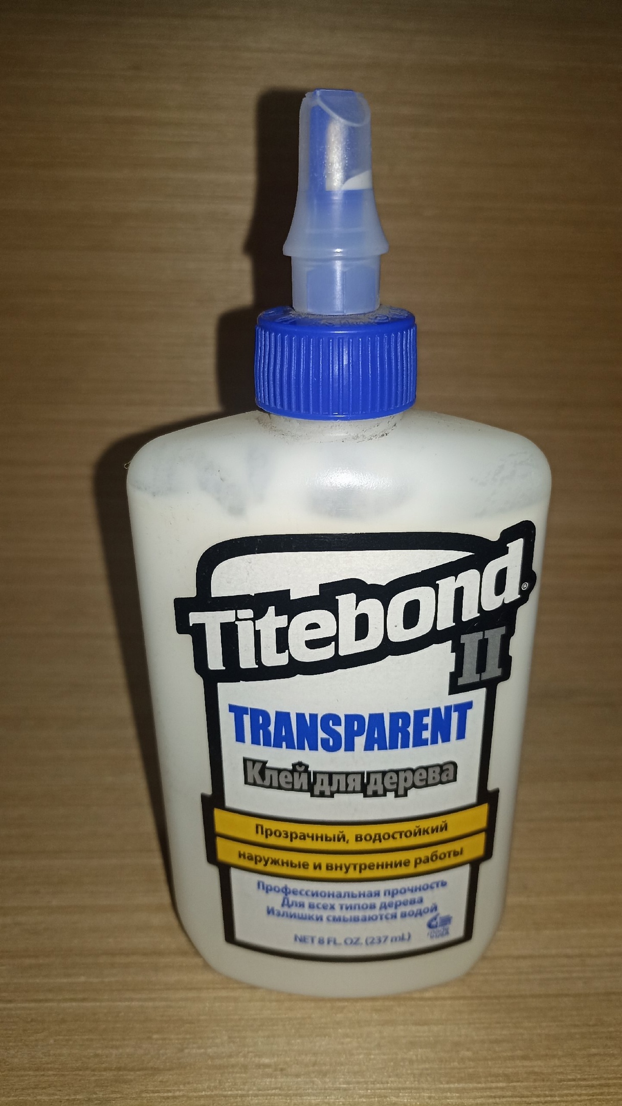 Titebond II Transparent Premium Wood Glue Фасовка 0,237 л